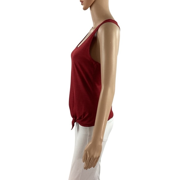 Zyia Knot Just a Cute Tank Red Racerback Size M - Picture 4 of 6